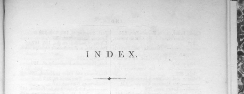 Index to ‘Farrier and Naturalist’ Vol 2 – 1829