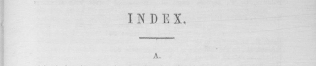 Index to ‘The Veterinarian’ Vol 31 – 1858