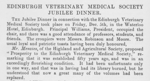 ‘The Veterinarian’ Vol 58 Issue 1 – January 1885