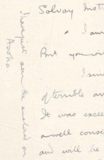 1 - Letter to Frederick Smith from Fred Bullock, 17 Jan 1916