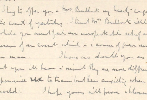 6 – Letter to Fred Bullock from Frederick Smith, 2 Feb 1917