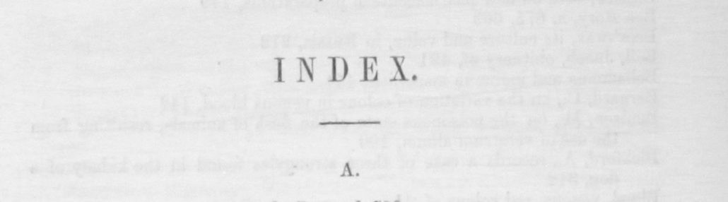 Index to ‘The Veterinarian’ Vol 32 – 1859