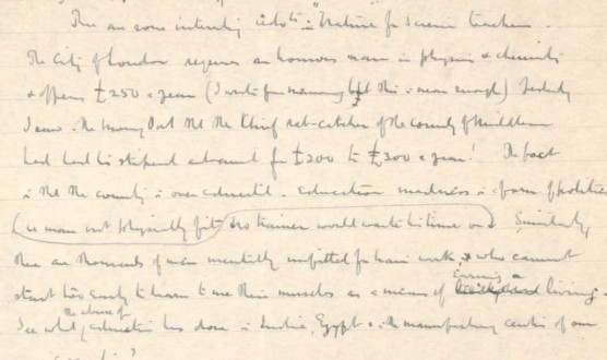 28 – Partial letter from Frederick Smith, c. Dec 1919