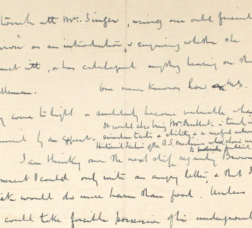 1 – Letter to Fred Bullock from Frederick Smith, 2 Jan 1920
