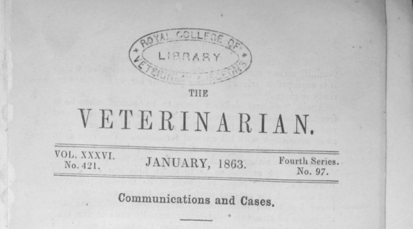 ‘The Veterinarian’ Vol 36 Issue 1 – January 1863
