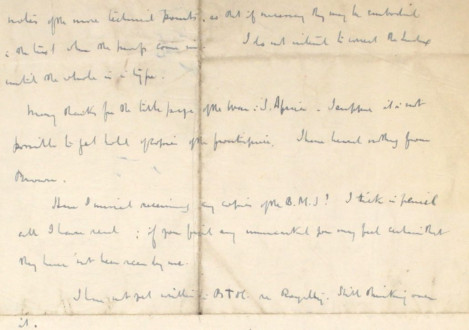62 – Letter to Fred Bullock from Frederick Smith, 20 Oct 1920