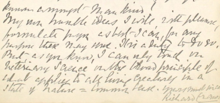3 – Letter to Smith from Richard Crawshay, Melchbourne Vicarage, Sharnbrook, Bedfordshire, 5 Nov 1907