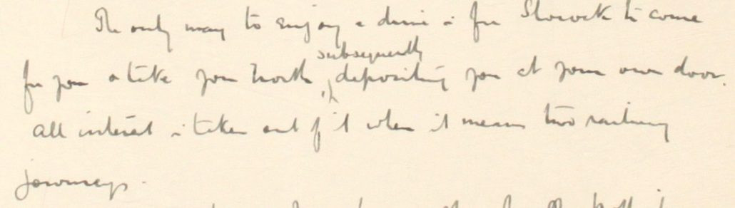 32 – Letter to Fred Bullock from Frederick Smith, 18 Oct 1921