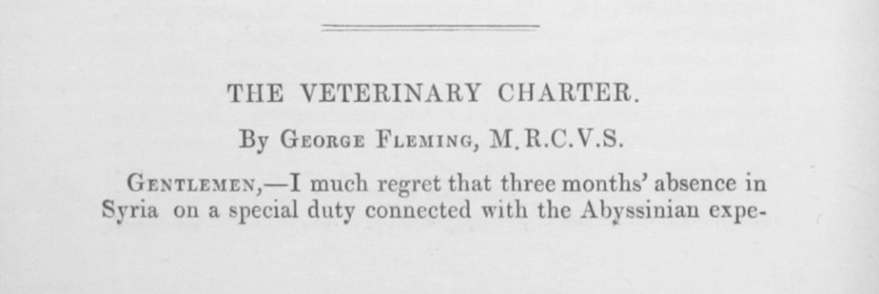 ‘The Veterinarian’ Vol 41 Issue 1 – January 1868