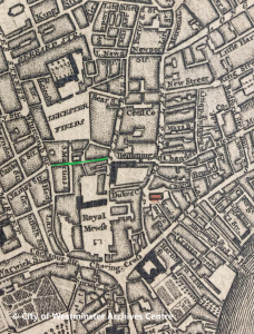 1749 map of central London