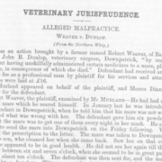 Alleged malpractice. Weaver v. Dunlop.