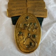Detail of the pendant of the Society of Women Veterinary Surgeons presidential chain